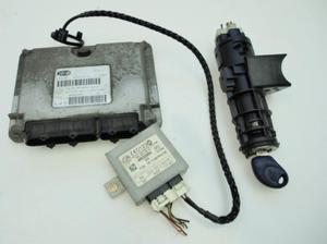 komplet, zestaw: komputer, stacyjka, kluczyk, centralka immobiliser Fiat Seicento 1,1 MPI IAW 4AF.M9 51793106 - 2868536924