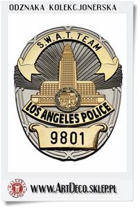 Odznaka S.W.A.T TEAM Police USA Los Angeles Prezent dla kolegi - 2874474957