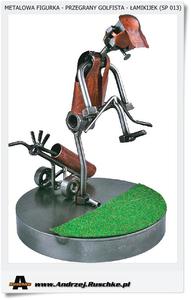 Przegrany Golfista amiKijek Metalowa figurka (SP 013) - 2823554805
