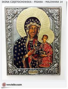 Matka Boska Czstochowska Ikona malowana w koszulce (14)