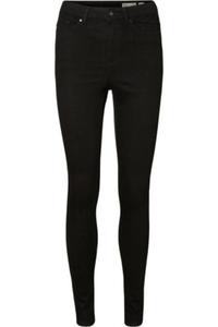 Vero Moda Czarne Jeansy Sophia z Wysokim Stanem, Regular - 2860038306