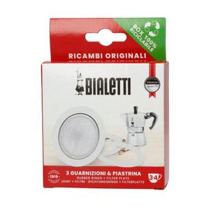 Bialetti - uszczelki do kawiarek aluminiowych 3/4 tz - 2873877588