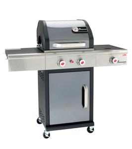 Grill gazowy TRITON 2.1 PTS z kuchenk boczn grafitowy 12918 - 2874731851