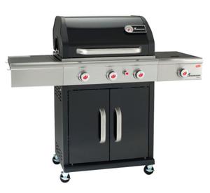 Grill gazowy TRITON PTS 3.1 czarny z kuchenk boczn 12942 - 2860122431