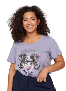 ZIZZI WIETNY T-SHIRT FIOKOWORӯOWY 024E - 2878860877