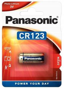 Bateria CR123A PANASONIC (blister 1 szt.) - 2876642983
