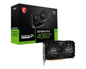 VGA PCIE16 RTX4060TI 16GB/4060TI VEN 2X BLACK 16G OC MSI - 2876637843