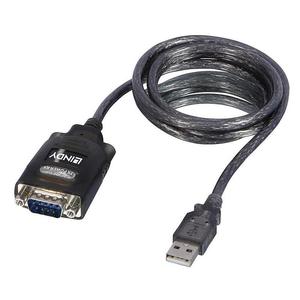 Konwerter LINDY USB-A na RS-232 COM - 2877851733