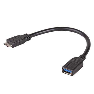 Kabel USB 3.0 Akyga AK-AD-30 USB A(F) - micro USB B(M) 0,15m OTG czarny - 2876648238