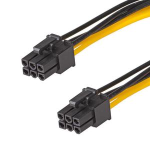 Przeduacz kabla zasilajcego Akyga AK-CA-49 PCI Express 6pin 0,4m - 2876648277