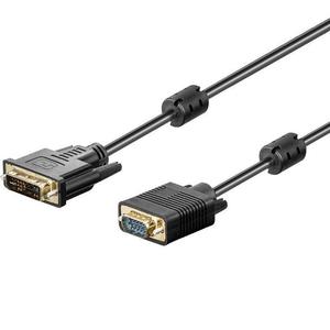 Kabel DVI - VGA Akyga AK-AV-03 DVI-I M (24+5) - VGA (M) 1,8m czarny - 2878273240