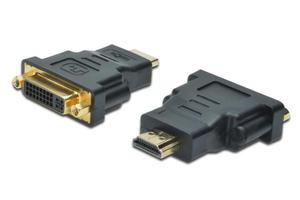 Adapter DIGITUS HDMI FHD 1080p 60Hz Typ HDMI A/DVI-I (24+5) M/ czarny - 2876648360