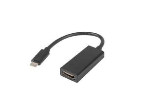 Kabel adapter Lanberg USB type-C(M) - HDMI(F) 0,15m czarny - 2876648985