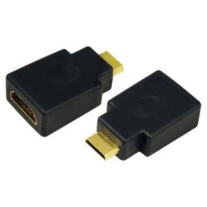 Adapter HDMI LogiLink AH0009 HDMI (F) > mini HDMI (M) - 2876649156