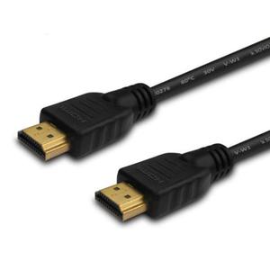 Kabel HDMI Savio CL-05 2m, czarny, zote kocwki, v1.4 high - 2878273320