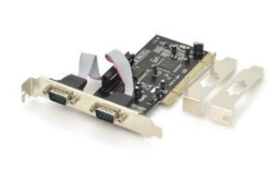 Kontroler COM DIGITUS PCI 2xRS-232/COM, Low Profile, Chipset: MCS9865 - 2878037099
