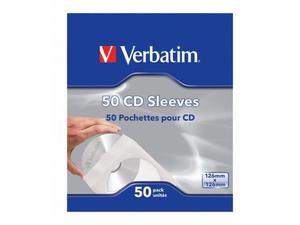 Koperty papierowe na CD DVD Verbatim z okienkiem 50 sztuk - 2876651568
