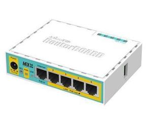 ROUTER SIECIOWY 10/100M 5PORT HEX POE LITE RB750UPR2 MIKROTIK - 2877853229