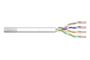 Kabel teleinformatyczny instalacyjny DIGITUS kat.5e, U/UTP, Eca, drut, AWG 24/1, PVC, 305m, szary, karton - 2876653382