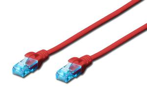 Patchcord DIGITUS UTP kat. 5e 15m PVC czerwony - 2876653486