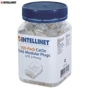 Wtyk Intellinet RJ45 8P/8C UTP Cat.5e/linka 100szt. - 2876653615