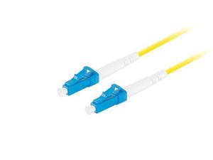 Patchcord wiatowodowy Lanberg SM LC/UPC-LC/UPC SIMPLEX 3.0mm LSZH G657A1 10m ty - 2876654174