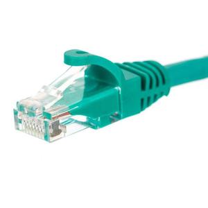 Patchcord RJ45, Netrack osonka zalewana, kat. 5e UTP, 0,5m zielony - 2876655064