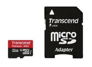 PAMI MICRO SDHC 32GB W/ADAPT CLASS10 TS32GUSDU1 TRANSCEND - 2878037432