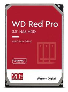 HDD SATA 20TB 6GB/S 512MB/RED PRO WD201KFGX WDC - 2878274130