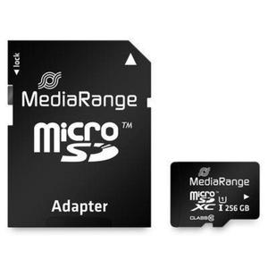 MEMORY MICRO SDXC 256GB UHS-1/W/ADAPTER MR946 MEDIARANGE - 2878037579