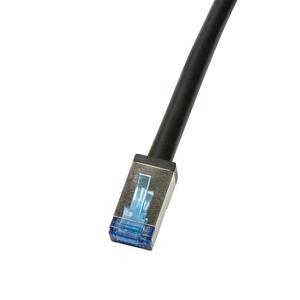 Patchcord LogiLink CQ7123S Cat.6A S/FTP PVC+PE 30m czarny - 2881586164