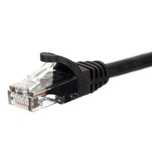 Patchcord RJ45, Netrack osonka zalewana, kat. 6 UTP, 2m czarny - 2881586446