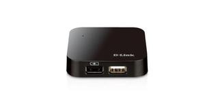 Hub USB D-Link DUB-H4/E 4xUSB 2.0 czarny - 2878038335