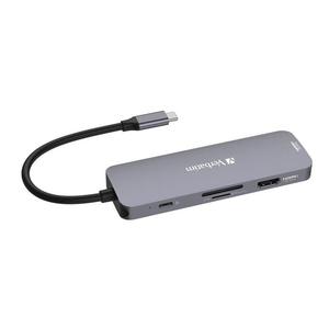 Hub USB Verbatim Multi Port CMH-08: 1x USB-C PD, 3xUSB-A 3.0, 2xHDMI, SD/microSD - 2878038718