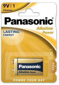 Bateria 6LR61 PANASONIC 9V Alcaline (blister 1 szt.) - 2876639229