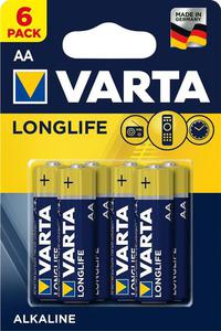 Baterie VARTA Longlife Extra LR6/AA 6szt - 2878757375
