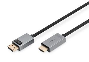 Kabel adapter DIGITUS PREMIUM DisplayPort - HDMI 4K 30Hz DP/HDMI M/M 1.8m - 2878039573