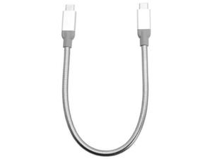 Kabel Verbatim USB-C(M) - USB-C(M) 3.1 Gen 2 0.3m srebrny - 2878039926