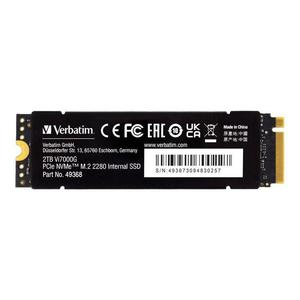 Dysk SSD Verbatim Vi7000G 2TB M.2 PCIe Gen4 NVME 2280 (7400/6700 MB/s) - 2878041079