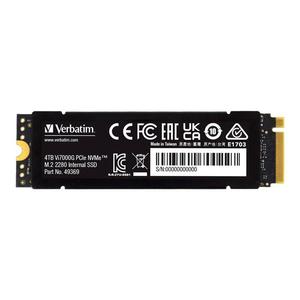 Dysk SSD Verbatim Vi7000G 4TB M.2 PCIe Gen4 NVME 2280 (7000/6400 MB/s) - 2878041084
