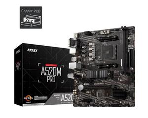 Pyta MSI A520M PRO /AMD A520/DDR4/SATA3/M.2/USB3.1/PCIe3.0/AM4/mATX - 2878274968