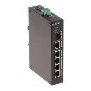 Switch niezarzdzalny Dahua PFS3106-4ET-60-V2 4xPoE 1xUplink 1GbE 1xSFP - 2878275035