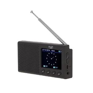 Radio przenone Adler AD 1198 wywietlacz LCD, Bluetooth, zegar - 2878608847