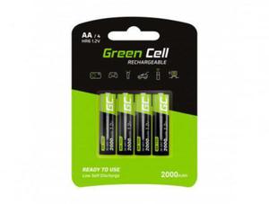 AKUMULATORKI Green Cell 4x AA HR6 2000mAh GR02 - 2878036433