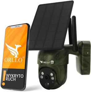 Kamera IP Orllo Bezprzewodowa 4G LTE Obrotowa z Panelem Solarnym ORLLO TZ1 MORO - 2876642473