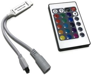 KONTROLER STEROWNIK LED RGB PILOT 24 PRZYCISKI 6A - 2825981615