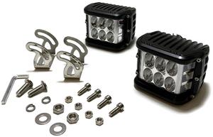 LAMPA ROBOCZA LED 2X CUBE CREE DOWIETLENIE ZESTAW - 2860717631