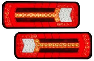 2X LAMPY TYLNE ZESPOLONE LED DYNAMICZNY KIER ARROW - 2867521357