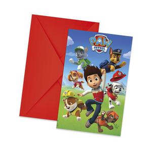 Zaproszenia z kopert "Paw Patrol-Ready For Action - 2860730649