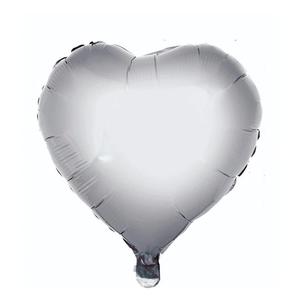 Balon foliowy "Serce",srebrne,18" - 2860732254